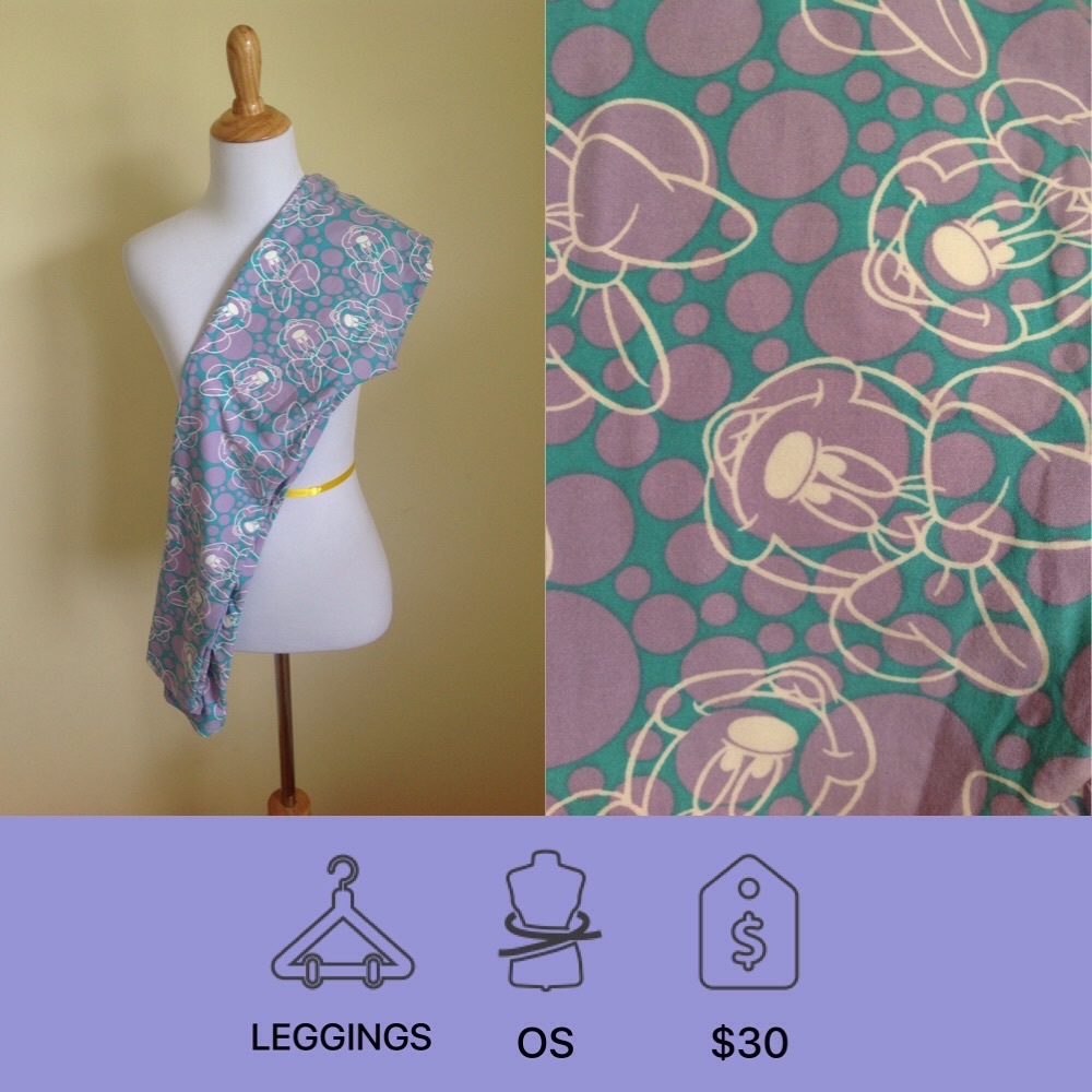 Lularoe OS Disney leggings